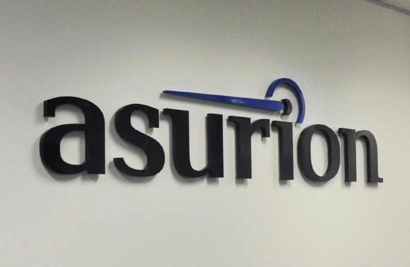 asurion-feature-wall-logo-sign-in-3d