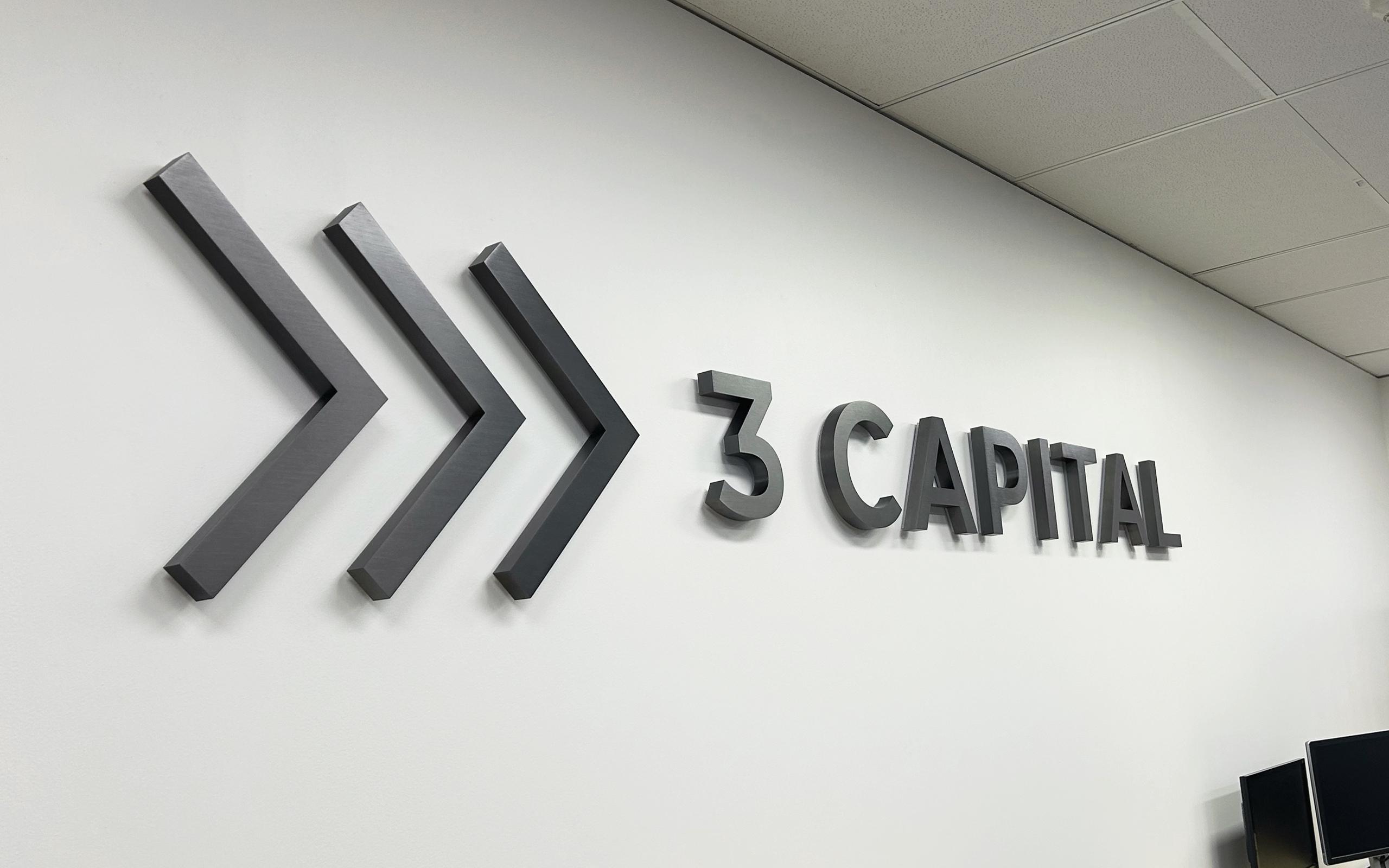 3 Capital internal office signage